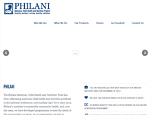 Tablet Screenshot of philani.org.za
